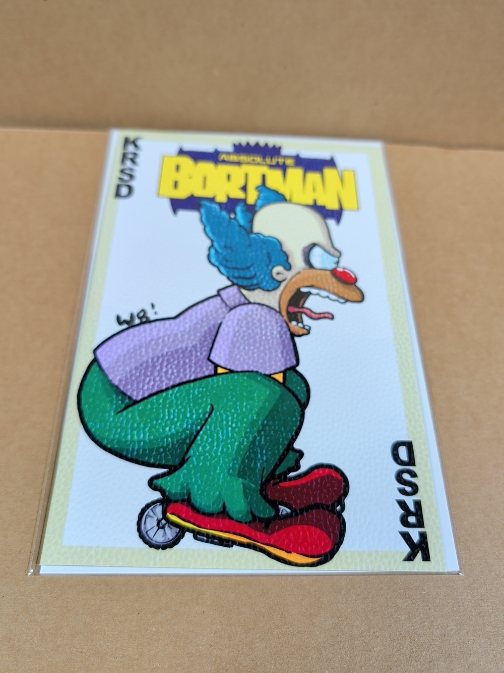 Absolute Bortman Krusty Absolute Batman Homage LEATHER Cover LTD 20 NM SIG